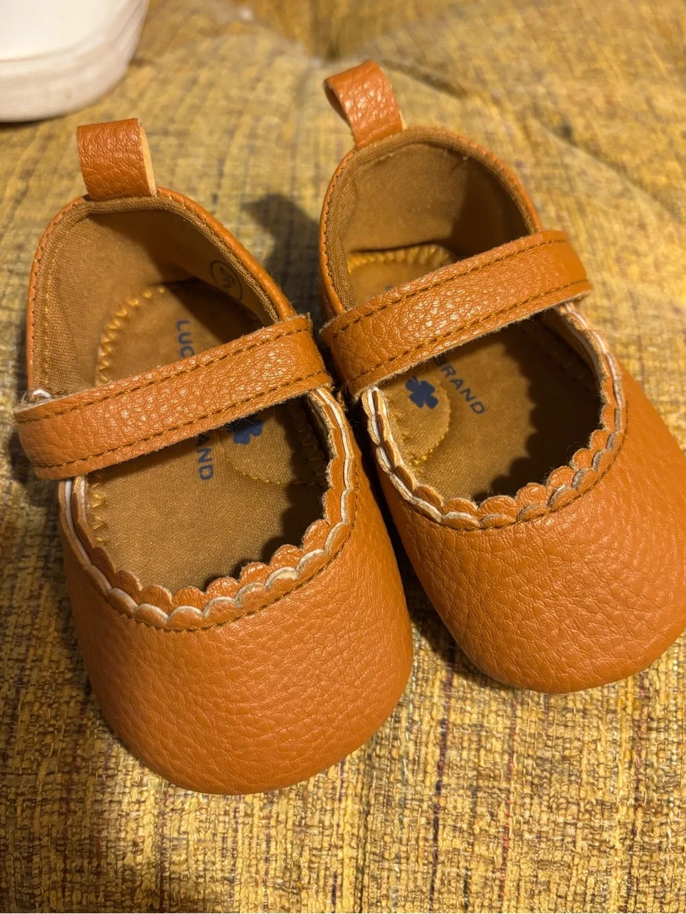 Lucky Brand Toddler Mary Jane Shoes in Cognac Brown | size 2